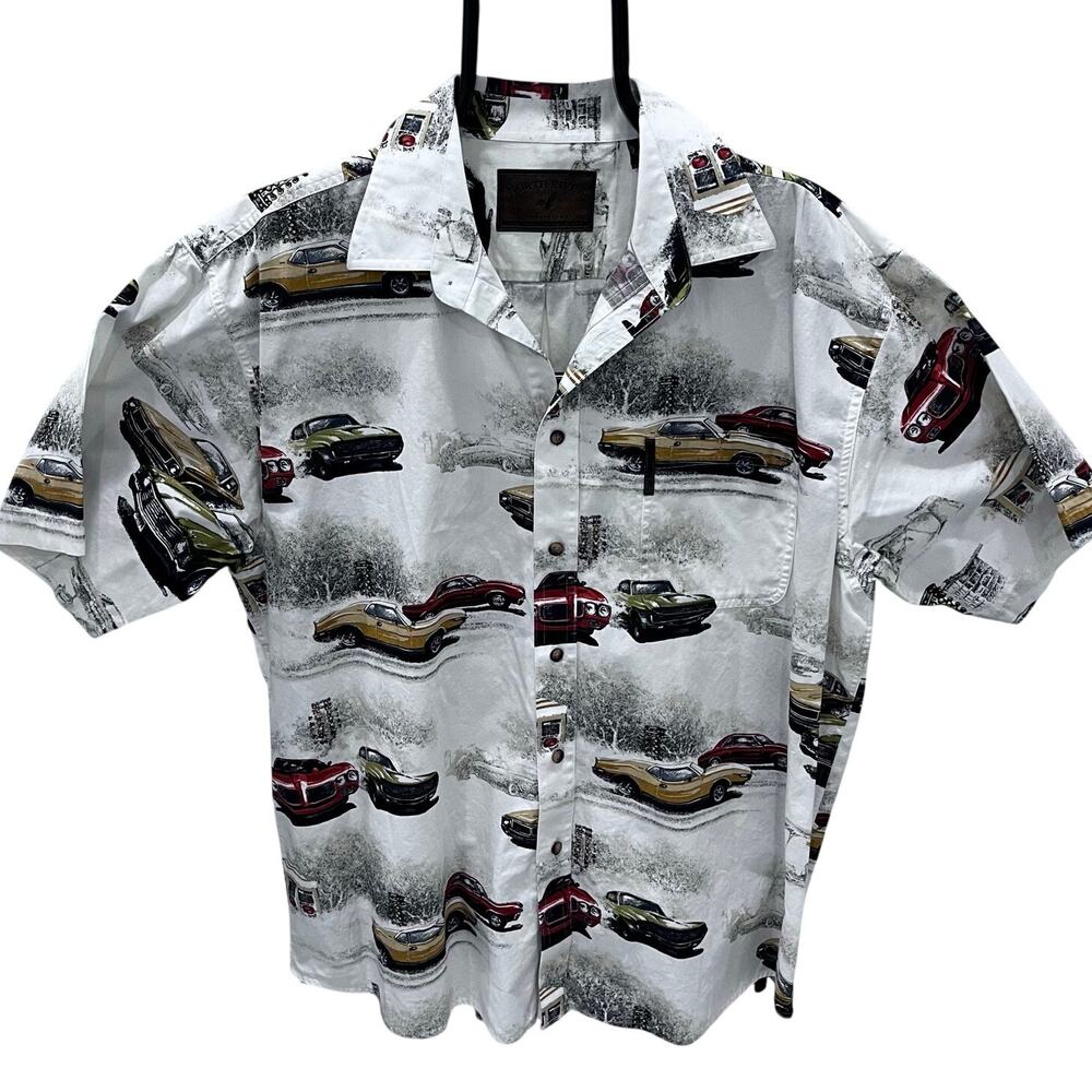 North River Outfitters Men's XL Javelin Chevelle GTO Torino Short Sleeve Shirt